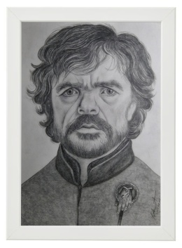 Tyrion Lannister - ołówek + węgiel